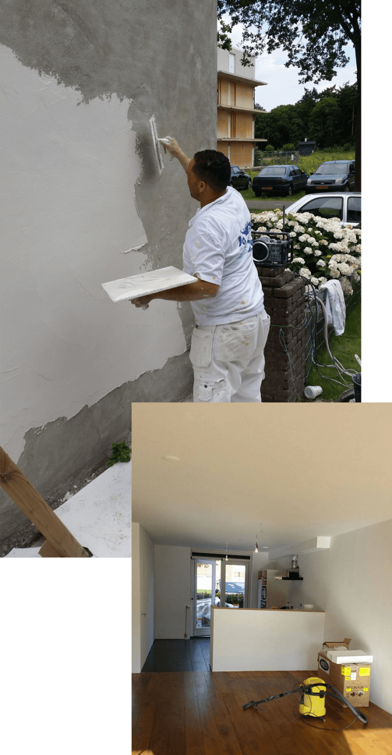 Stukadoor aan het werk